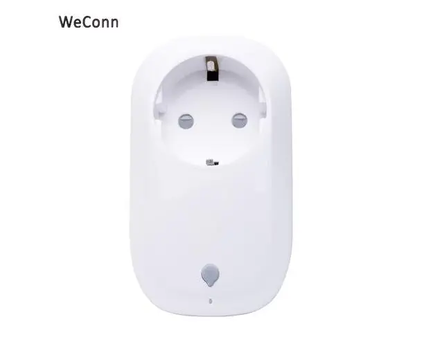 Priza inteligenta RedSun RS-SC71, monitorizare de energie, compatibil Alexa, Control de pe telefonul mobil (Alb)