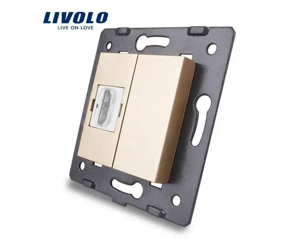 Priza HDMI Livolo (Auriu)