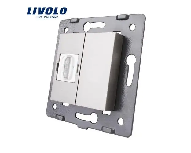 Priza HDMI Livolo (Gri)