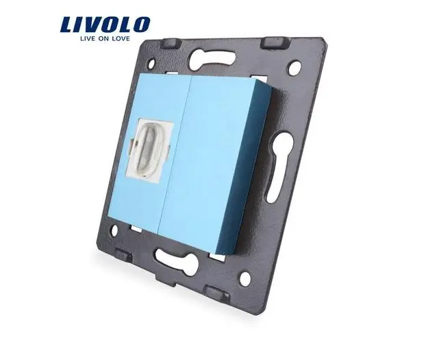 Priza HDMI Livolo (Albastru)