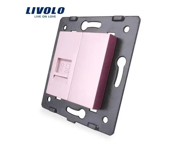 Priza internet Livolo (Roz)