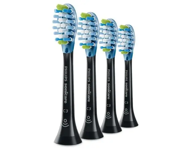 Rezerve periuta de dinti electrica Philips Sonicare Premium Plaque Defence HX9044/33, 4 buc, standard, Negru
