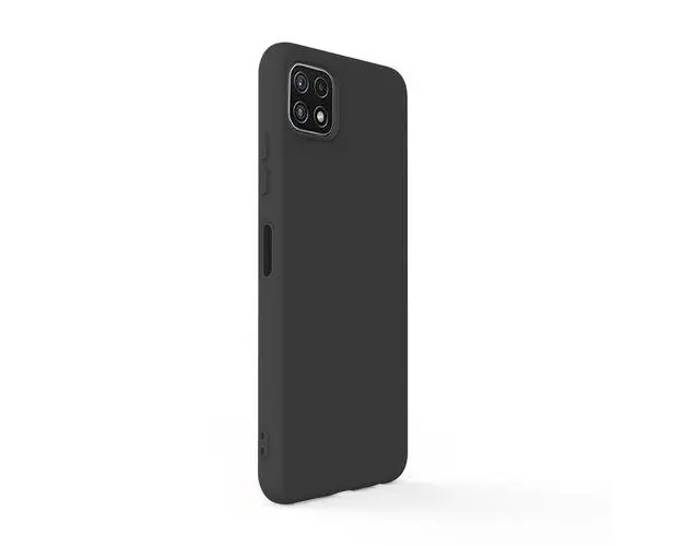 Husa Silicon Lemontti Soft Slim compatibil cu Samsung Galaxy A22 5G, Black