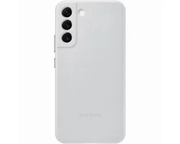 Protectie Spate Samsung Leather EF-VS906LJEGWW pentru Samsung Galaxy S22 Plus (Gri)