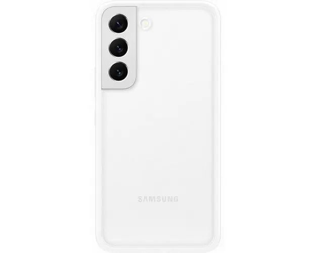 Husa de protectie Samsung Frame Cover pentru Galaxy S22, White
