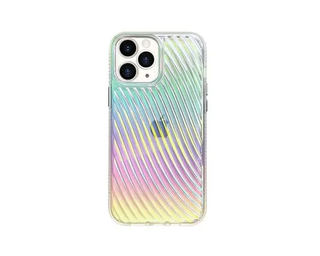 Husa Devia Glisten Waves Series compatibila cu iPhone 13 Pro, Pink