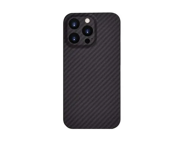 Carcasa Comma Kevlar Series compatibila cu iPhone 13 Pro, Black