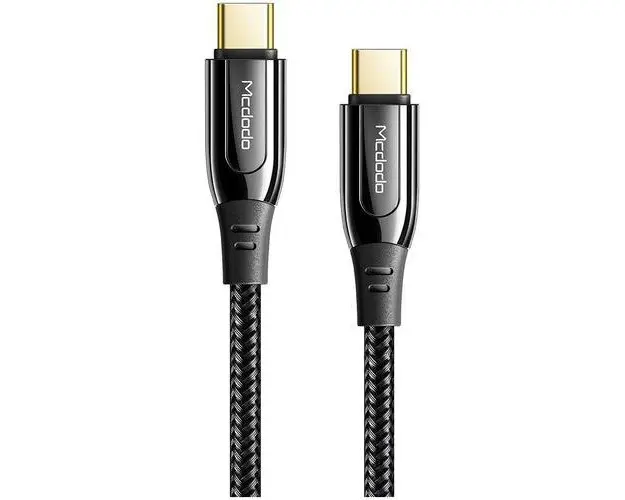 Cablu de date Mcdodo Super Charge Type-C la Type-C, 1.2m, 100W (Negru)