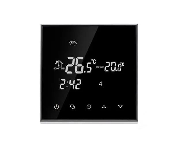 Intrerupator inteligent pentru incalzire electrica in pardoseala BeOk TGT70WIFI-EP, Wi-Fi