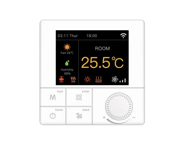 Termostat pentru incalzire electrica in pardoseala BeOk TCR8-WIFI-EP(16A)