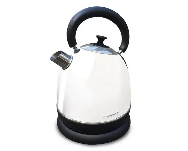 Ceainic electric Esperanza Vintage EKK033W, 2200W 1.8 litri, Alb