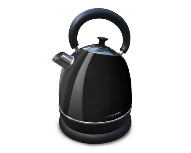 Ceainic electric Esperanza Vintage EKK033K, 2200W 1.8 litri, Negru