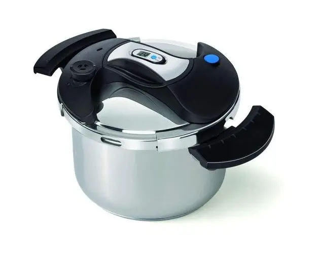 Oala sub presiune Smile MGS-07, 7 l, otel inoxidabil, timer, sistem triplu de siguranta, inductie