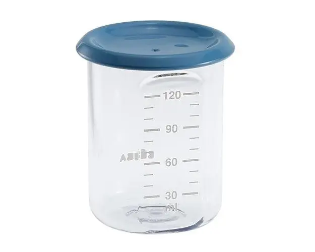 Recipient ermetic din Tritan Beaba 120 ml - Blue