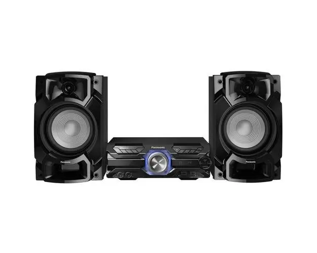 Minisistem audio Panasonic SC-AKX520E-K, 650 W RMS, Dual USB, Bluetooth, Max Juke App, AIRQUAKE BASS, Subwoofer 20cm (Negru)