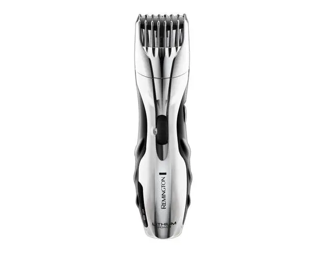Aparat de tuns barba Remington Lithium Beard Barba MB350LC, Acumulator Litiu, 0,4-18 mm, Invelis Ceramic, Argintiu/Negru