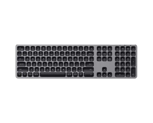 Tastatura wireless Satechi Aluminum pentru Mac, layout US, Space Gray