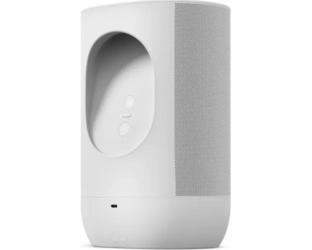 Boxa portabila Sonos Move, WiFi, Bluetooth, Airplay 2, Control Voce (Alb)