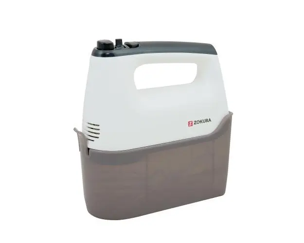 Mixer de mana Zokura Z1247, 6 trepte de viteza, 400 W (Alb)
