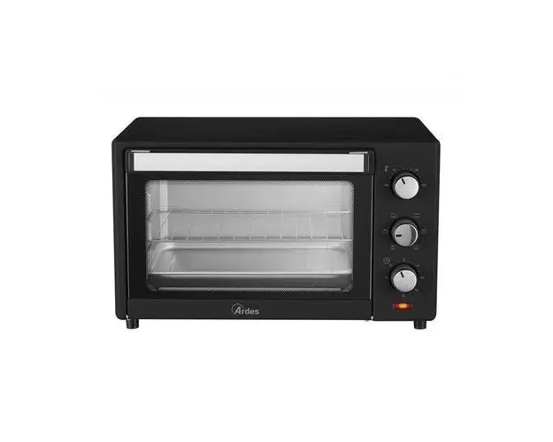 Cuptor electric Ardes Gustavo Dark AR 6231B, 30 l, 1600W, 6 functii de coacere, Timer, 100-230 grade (Negru)