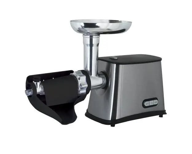 Masina de tocat carne si rosii Ardes AR7460, Accesoriu carnati, Inox /Negru