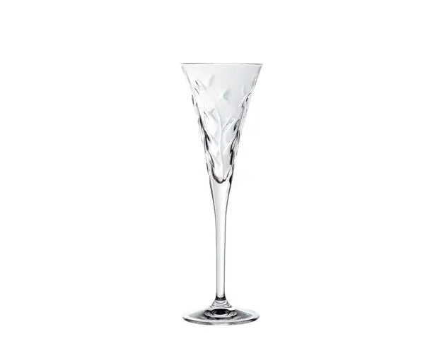 Set 6 pahare sampanie Rcr Crystal, Laurus