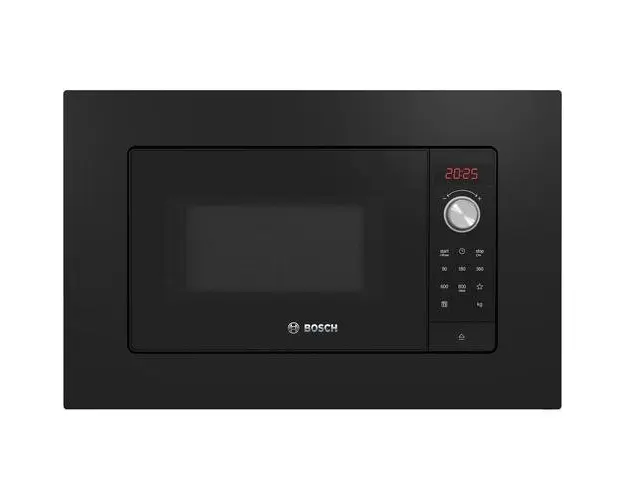Cuptor cu microunde incorporabil BOSCH BFL623MC3,800 W, 20L, Autopilot 7, Afisaj LED, QuickStart, Cleaning Assistance , Negru