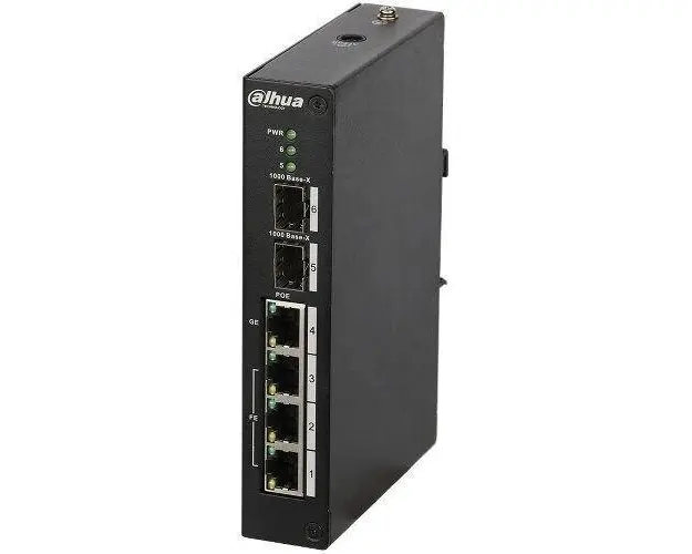 Switch Dahua PFS3206-4P-96, 4+2 porturi, Total 96W