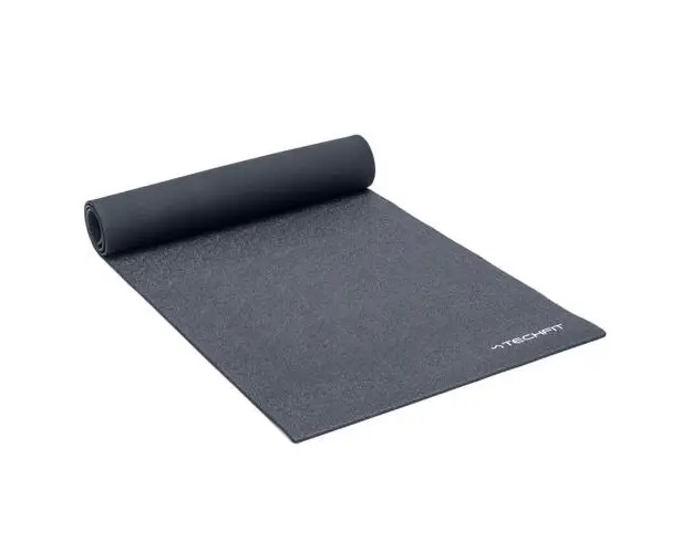 Covor protectie bicicleta fitness TECHFIT PVCSMALL1, Cauciuc, Dimensiuni 173 x 61 cm