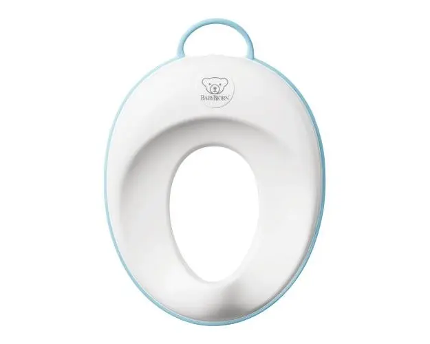 Reductor pentru toaleta Toilet Training Seat, White/Turquoise, BabyBjorn