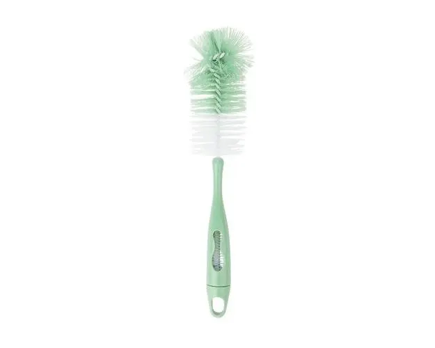 Perie de biberoane 2 in 1 verde, Badabulle