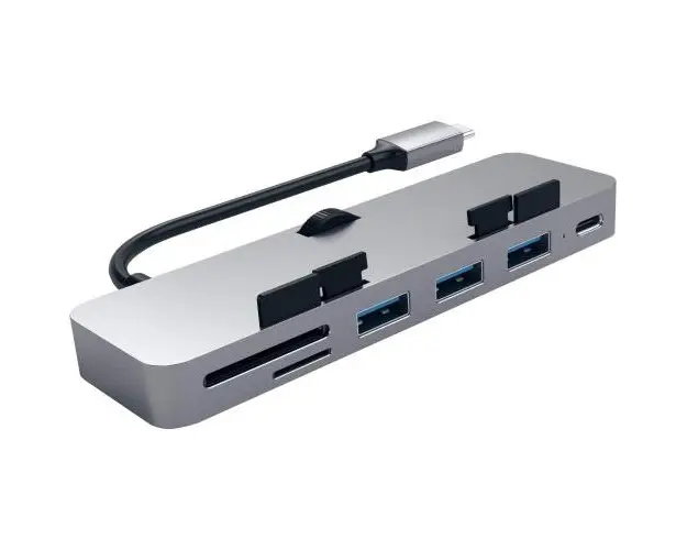 Docking station Satechi Aluminum TYPE-C CLAMP PRO, Space Grey