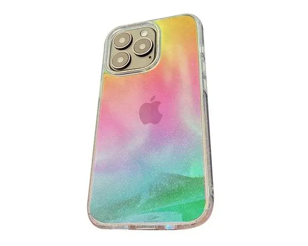 Husa Devia Aurora Series compatibil cu iPhone 13 Pro, Shiny Clear