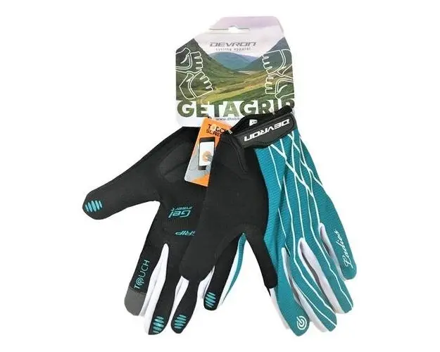Manusi Ciclism Devron 9582 Ladies Touch D-Grip - L, Turcoaz