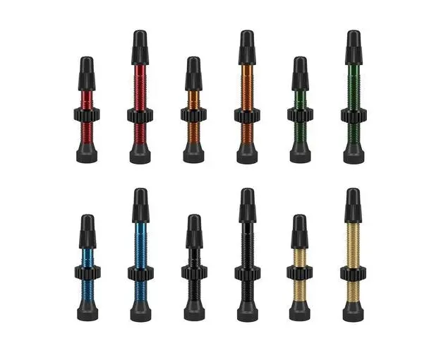 Set 2 Valve WTB TCS Tubeless Presta FV - Inaltime 46 Mm, Rosu
