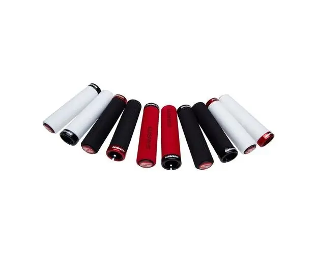 Set 2 Mansoane Spuma Sram - L 129 Mm, Rosu-Negru