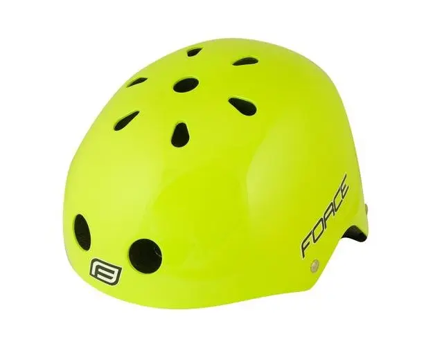 Casca Force BMX Galben Fluo Lucios S-M