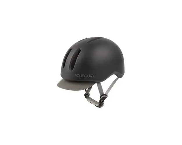 Casca Ciclism Urbana Polisport Commuter - 54-58 cm, M, Negru