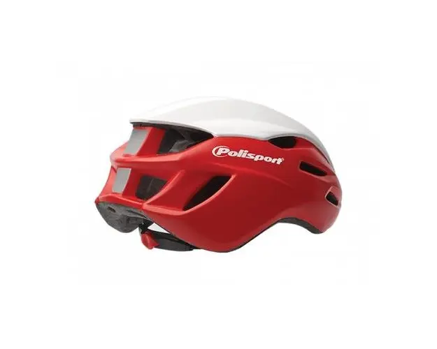Casca Ciclism Road Polisport Aero - 58-61 cm, L, Rosu-Alb