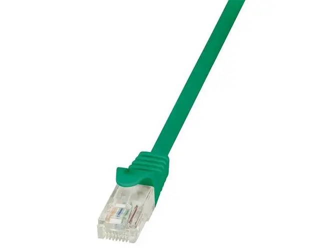 Cablu patchcord gembird, logilink, CAT6 U/UTP EconLine 1,50m verde