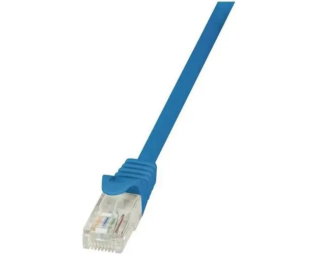 Cablu UTP LOGILINK Cat6, cupru-aluminiu, 3 m, albastru, AWG24, CP2066U