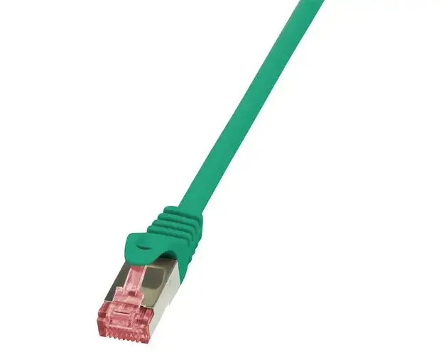 Cablu S/FTP LOGILINK Cat6, LSZH, cupru, 2 m, verde, AWG27, dublu ecranat CQ2055S
