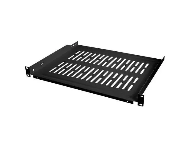 Raft fix Logilink SF1C45B 1U pentru rack 19″, adancime 350mm, sarcina maxima 10Kg, otel 1.5mm