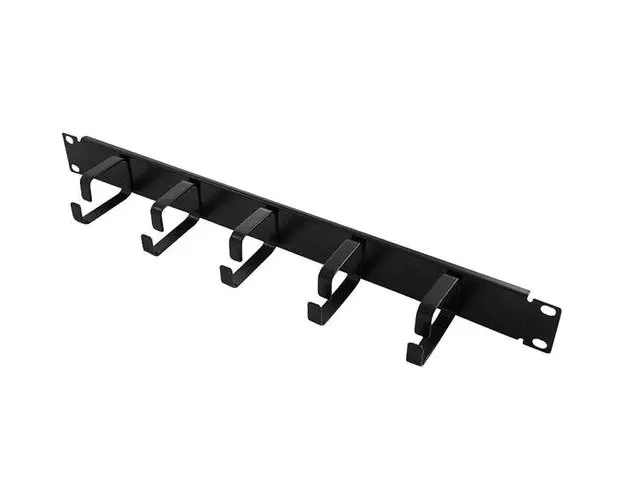 Organizator cablu cu manere metalice LogiLink OR101B, 19'' 1U