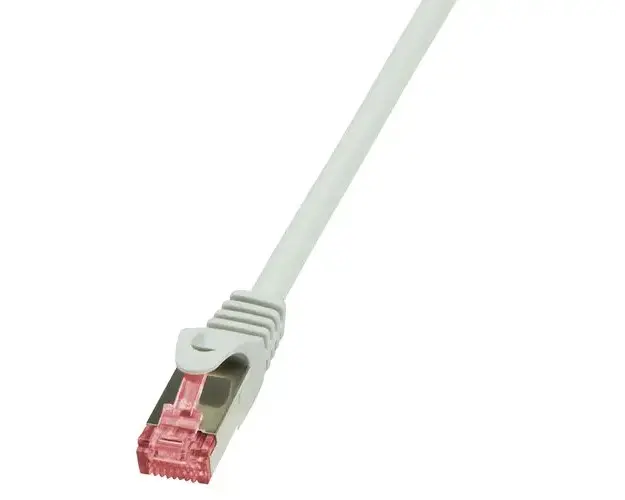 Cablu S/FTP LOGILINK Cat6, LSZH, cupru, 10 m, alb, AWG27, dublu ecranat CQ2092S