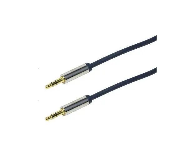 Cablu audio , LogiLink , 3.5 Stereo tata/tata 1.5m , albastru