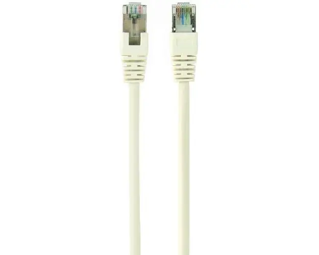 Cablu FTP GEMBIRD Cat6, cupru-aluminiu, 2 m, alb, AWG26, ecranat PP6-2M/W