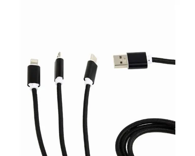 Cablu de date Usb 3-in-1 Gembird CC-USB2-AM31-1M, 1m