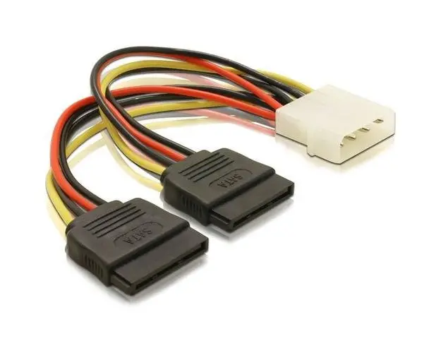 Adaptor alimentare Gembird CC-SATA-PSY-0.3M, Molex - 2 x SATA