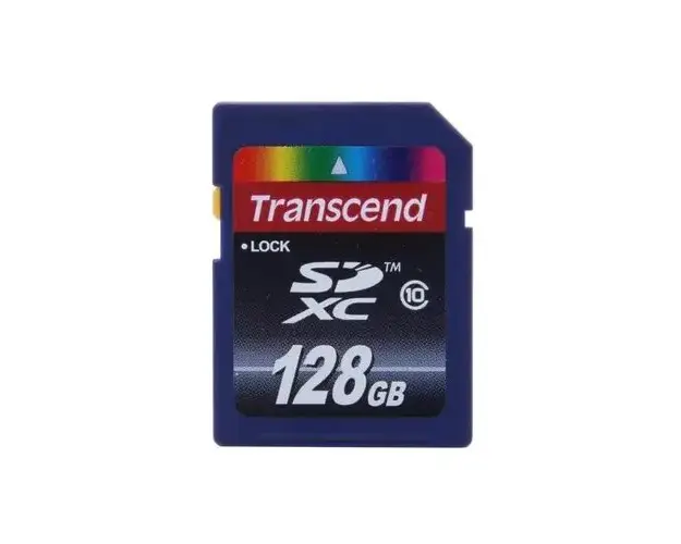 Card memorie Transcend, SDXC, 128GB, Clasa 10